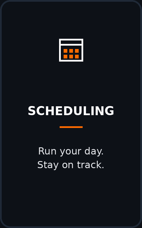 Scheduling