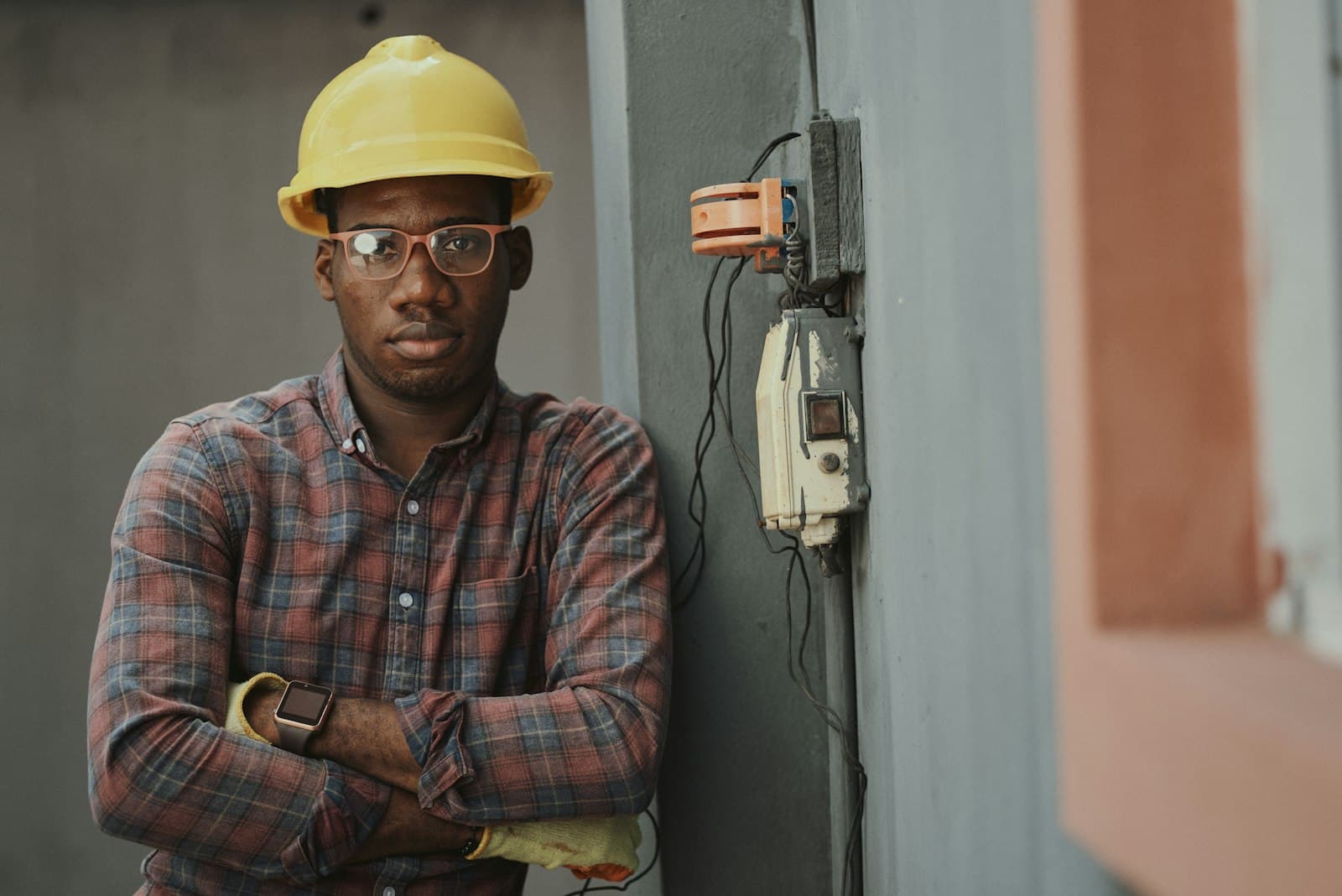 Contractor on the job